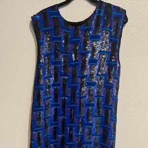 Adam lippes sequin dress